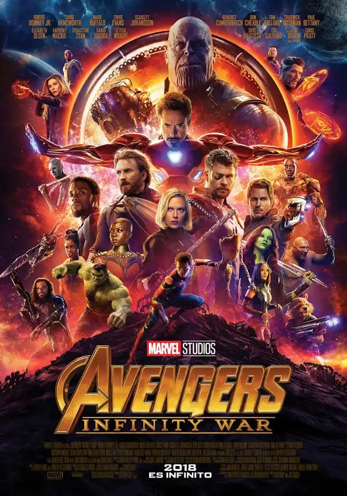 Image from PELÍCULAS™( ͡° ͜ʖ ͡°) 💯🚩SERIES HORROR MIEDO CIENCIA FICCIÓN CINE FRASES STICKERS MUSICA VIDEOS: ```AVENGERS INFINITY WAR ```  *LINK DE LA PELÍCULA 👇🏻😻*  https://10...