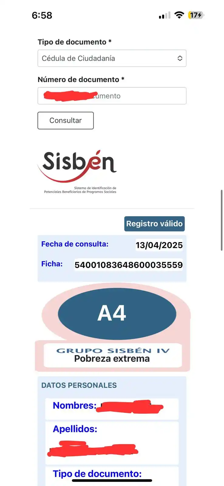 Image from 👉 Mario Cardona Más Familias 👪: 👉 Cambios en el SISBEN en Junio❓😲  Es Importante consultar Constante...