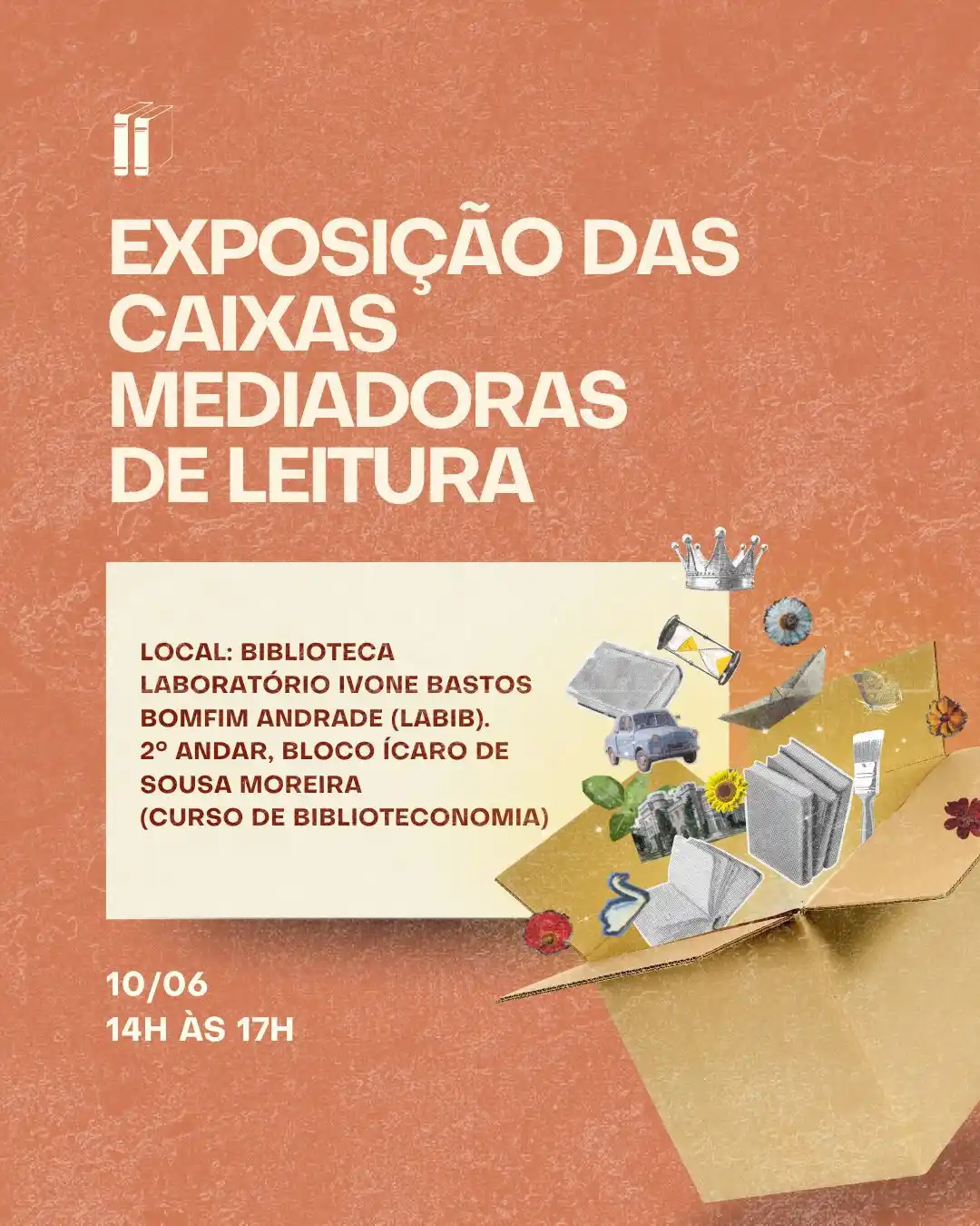 Image from Biblioteconomia - UFC: ✨ Convidamos você para uma experiência única de leitura, arte e imagin...