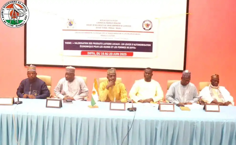 Image from Agence Nigérienne de Presse (ANP): Diffa : 50 jeunes et femmes formés sur la transformation laitière  Le ...