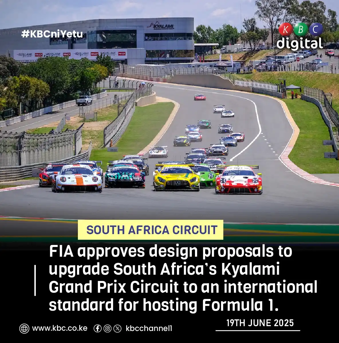 Image from KBC Digital: FIA approves design proposals to upgrade South Africa’s Kyalami Grand ...