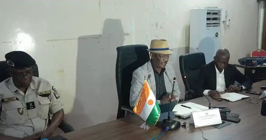 Image from Agence Nigérienne de Presse (ANP): Fin de la visite du Ministre en charge de la Formation Professionnelle...