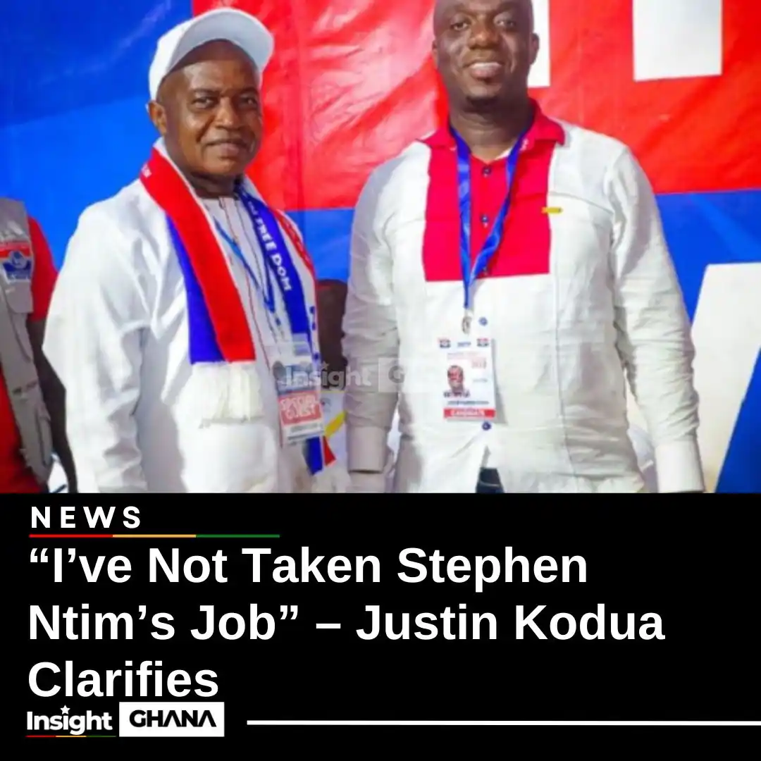 Image from Insight Ghana: General Secretary of the New Patriotic Party (NPP), Justin Kodua Frimp...
