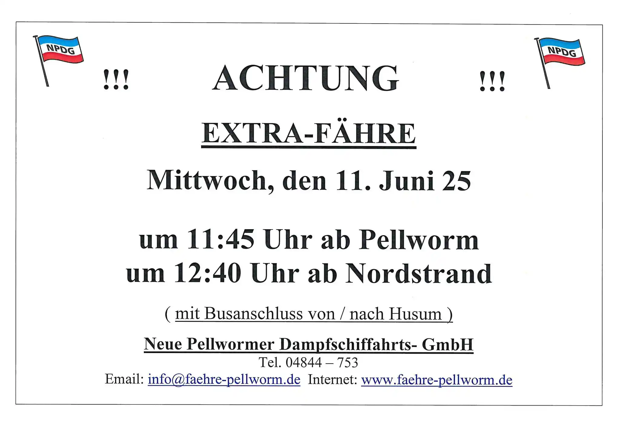 Fähre Pellworm NPDG  post