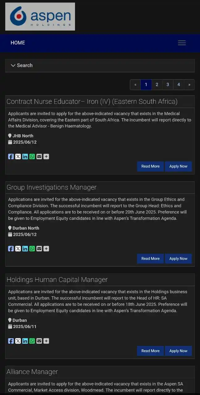 Image from Job Opportunities est.24: https://aspen.mcidirecthire.com/SouthAfrica/External/CurrentOpportunit...