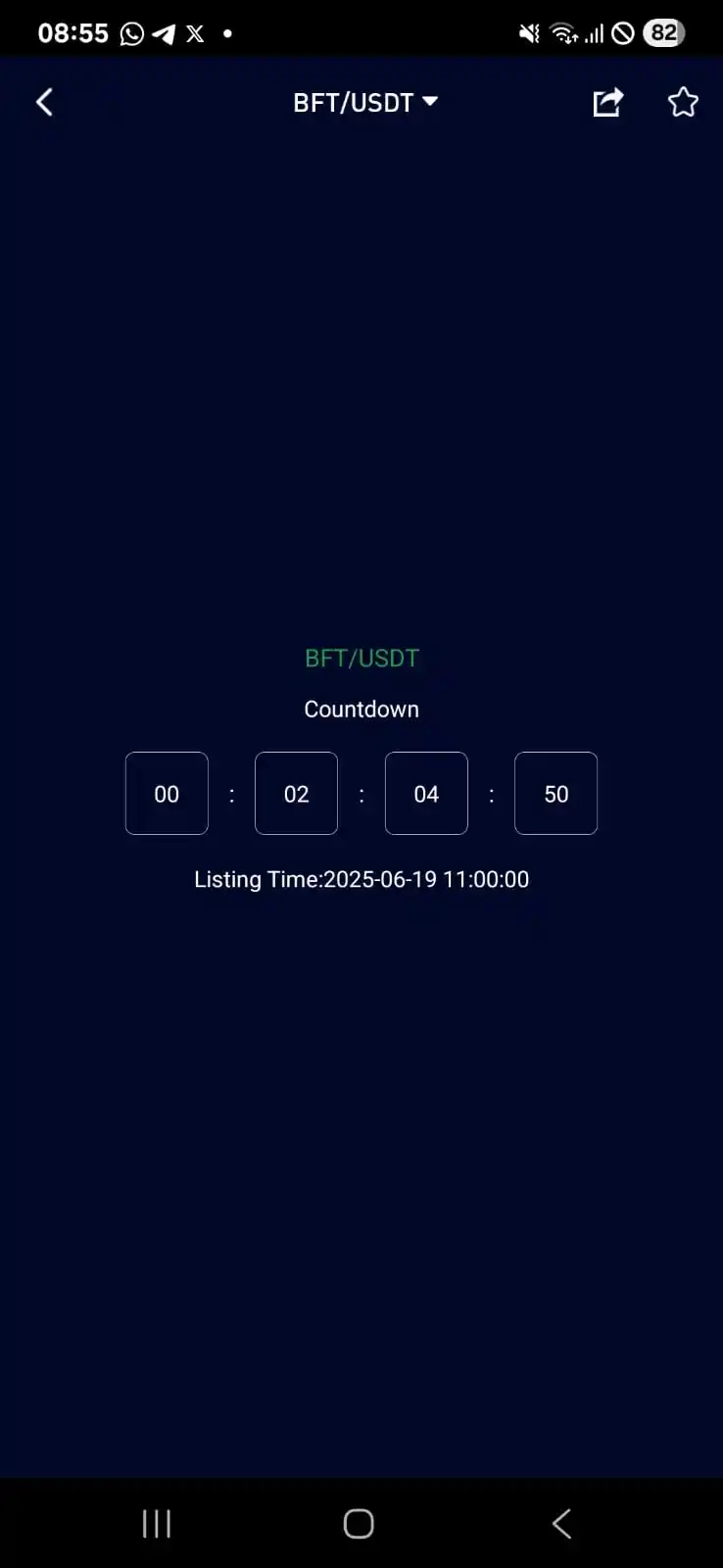 Image from Nzvedaz Women in Crypto : I see BFt is left with two.hrs to start trading on Grovex   The bft te...