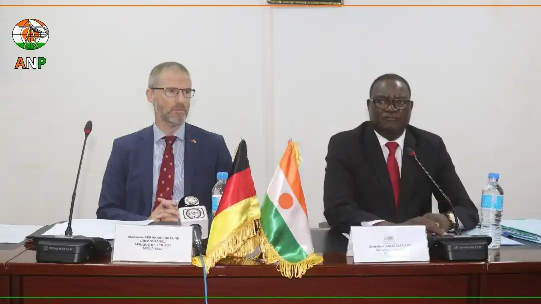 Image from Agence Nigérienne de Presse (ANP): Le Niger et l’Allemagne entendent redynamiser leur coopération  Le Sec...