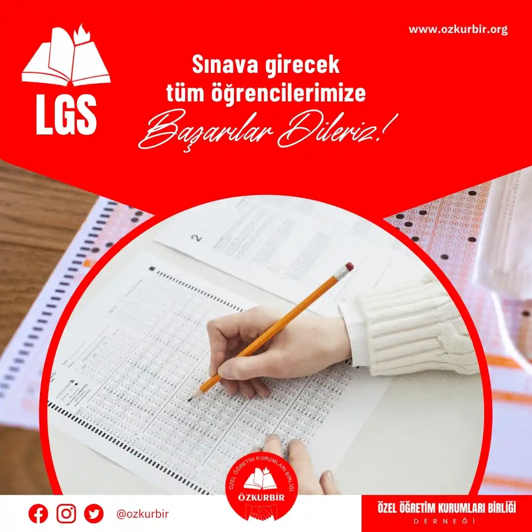 Image from ÖZKURBİR: 🎓 *LGS Yolculuğunda Başarılar Dileriz!* Sevgili öğrenciler, Uzun...