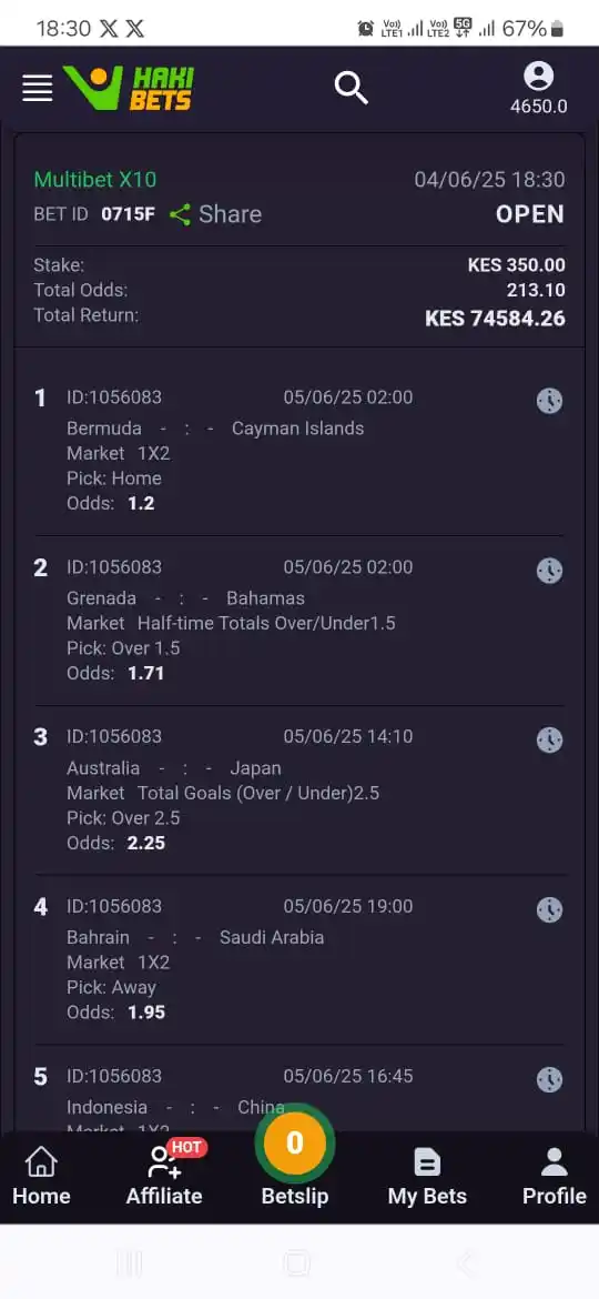 Image from Heripredicts: Long Shot 213 Odds 🎉🎉🎉🎉 Hakibets manenos ➡️ 236214W9  Kama huna ac...