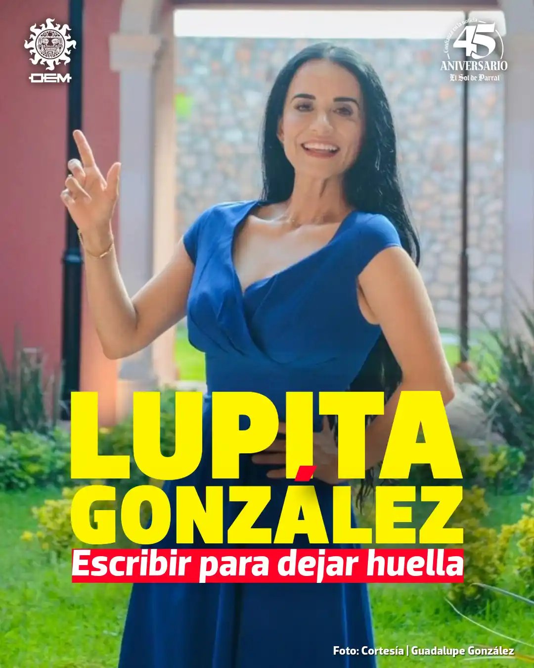 Image from El Sol de Parral: ✍🏼 Lupita González Ávila y su legado cultural.  La escritora parralen...