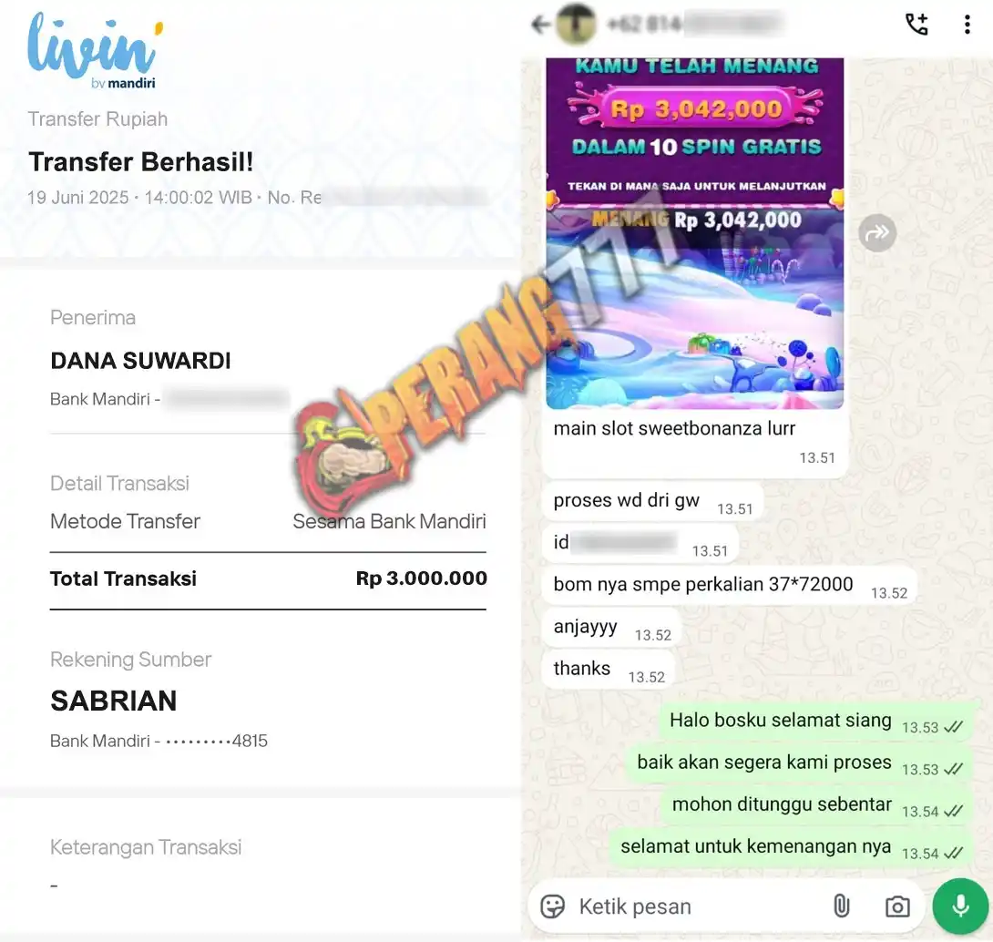 Image from Info loker terbaru: Menangkan saldo dari sweetbonanza hari ini,,jepe kemenangan sudah past...