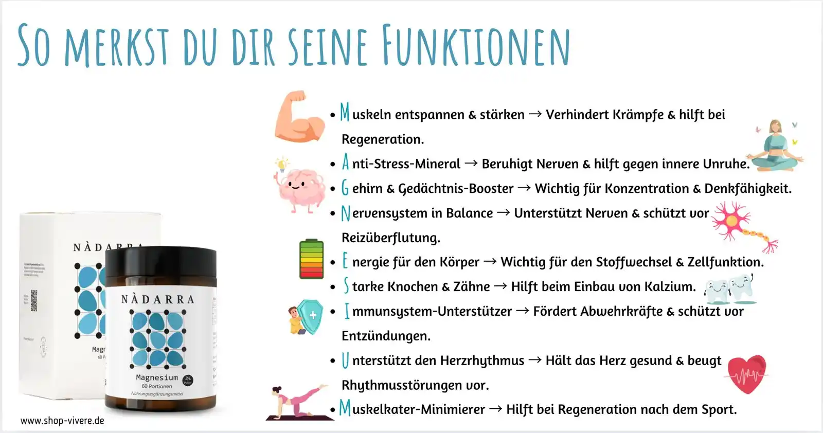 Image from Sabrina Herber_ViVere-Aromatherapie: *Nach einer durch gemachten Sommernacht?* Magnesium kann helfen! 💊✨  ...