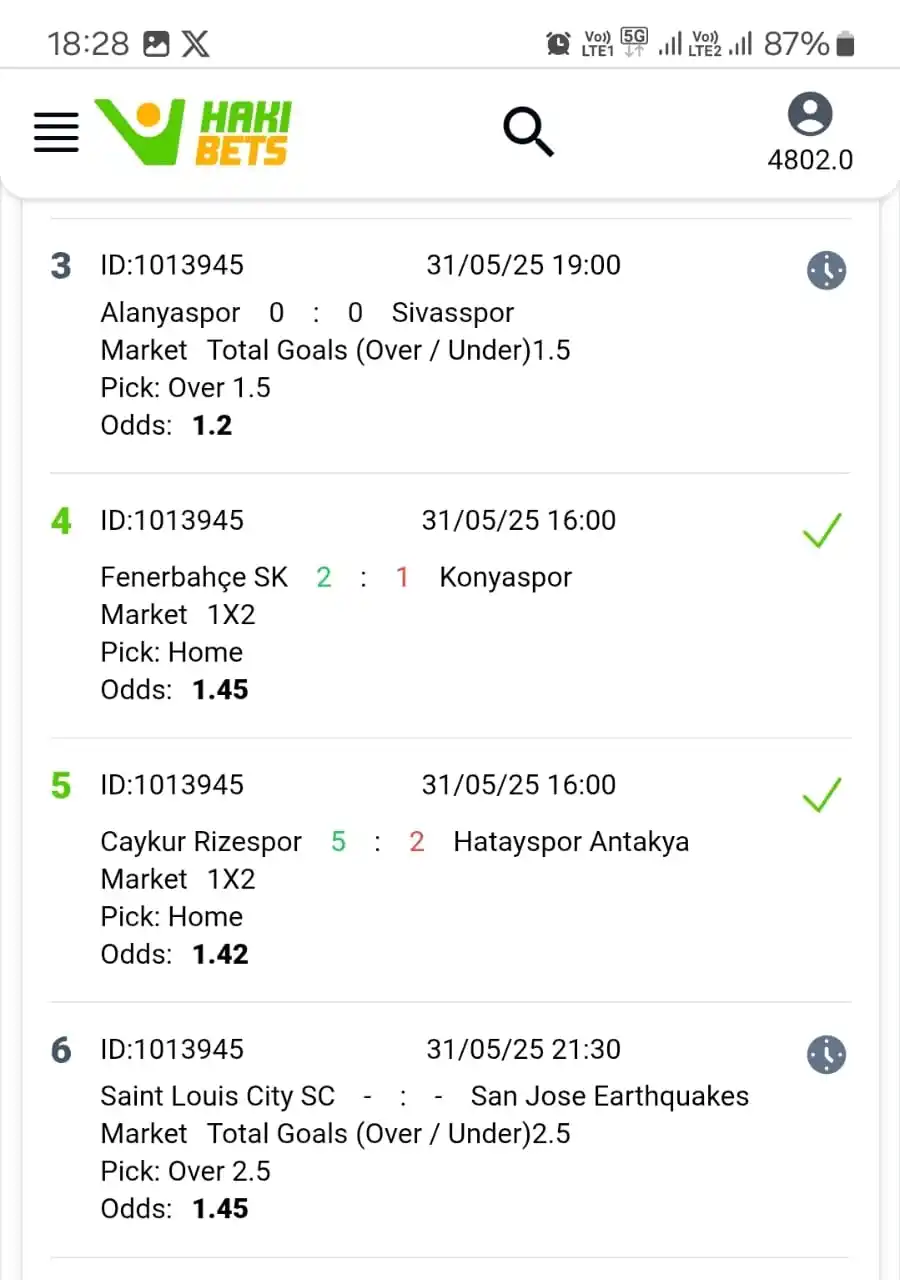 Image from Heripredicts: Naona tuko number 5. So far so good ✅✅✅✅✅ Wale watu wanasemanga kama...