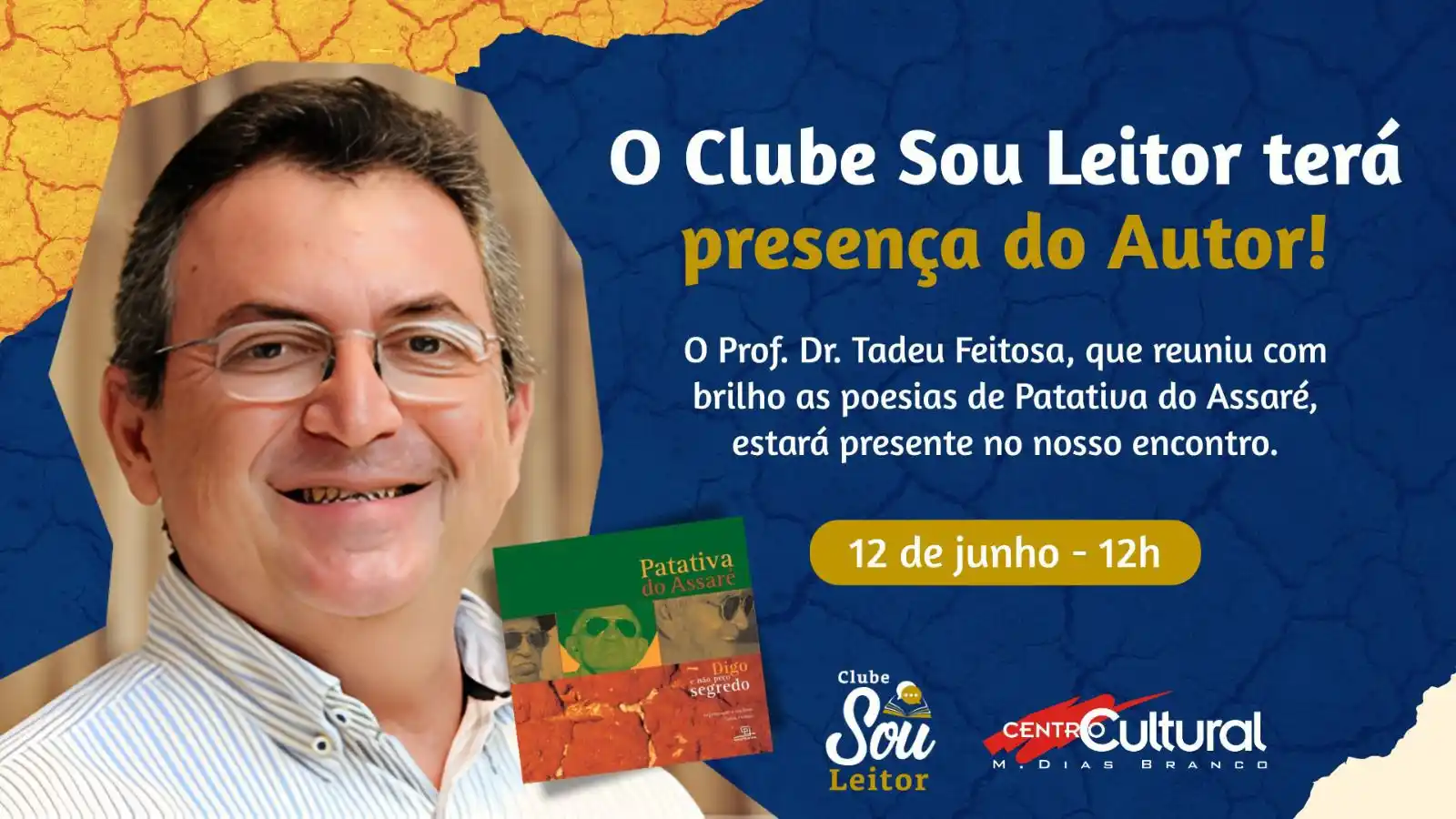 Image from Biblioteconomia - UFC: 💬 O Clube Sou Leitor terá presença do Autor!  O Clube Sou Leitor rece...
