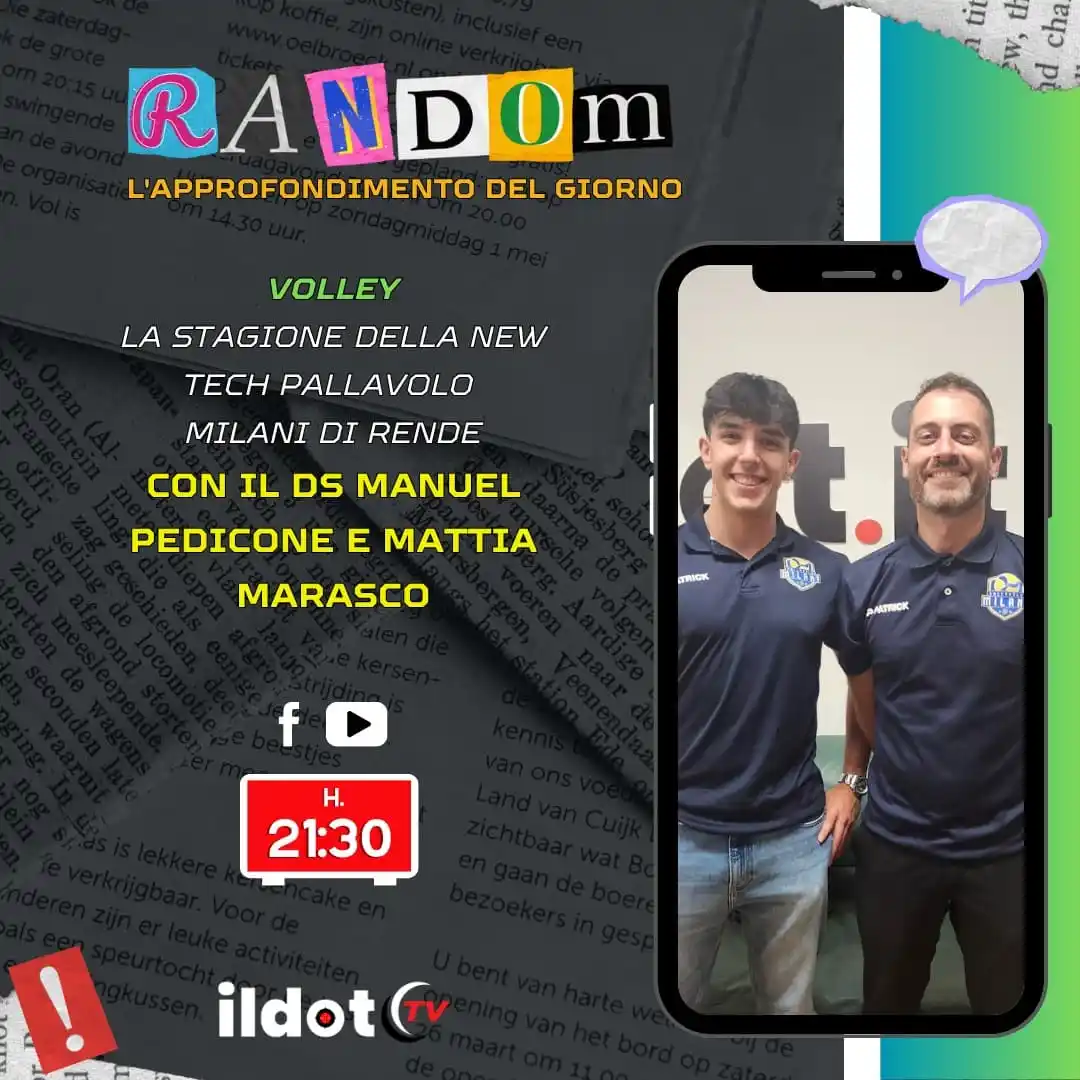 Image from Il Dot: 🟨🟩 Oggi a 🆁🅰🅽🅳🅾🅼 focus sul volley locale e sulla New Tech Pall...