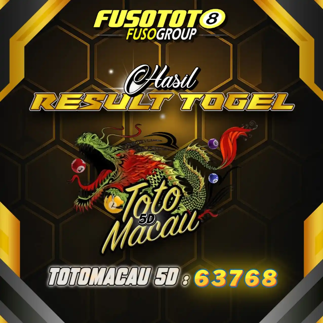 Image from FUSOTOTO: TANGGAL 16/06/2025  HASIL RESULT PASARAN TOTOMACAU 5D | JAM 15:15 SORE...