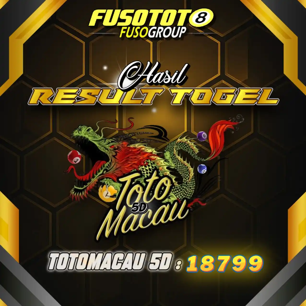 Image from FUSOTOTO: TANGGAL 16/06/2025  HASIL RESULT PASARAN TOTOMACAU 5D | JAM 21:25 MALA...