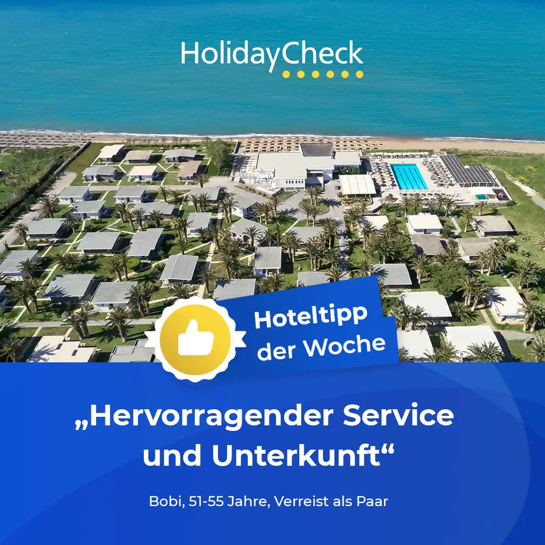 Image from HolidayCheck 🌴 Reisen, Hotel-Deals, Urlaubstipps, Gewinnspiele, Schnäppchen: *Unser Mega-Hoteltipp der Woche!* Wir nehmen Dich mit nach Kreta! 🌴🇬...