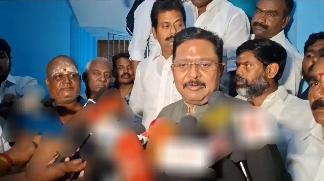 Image from The Great India News: 2026 ஆம் ஆண்டில் தவெக தாக்கத்தை மக்கள் முடிவு செய்வார்கள் : டிடிவி தின...