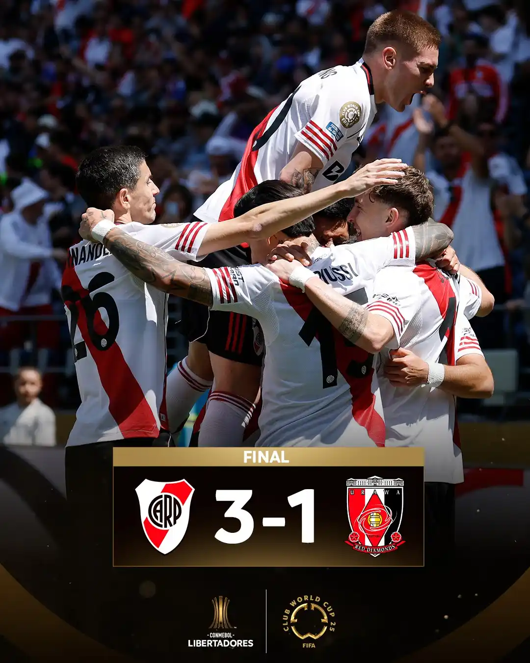 Image from Milagreño que se Respeta: ❤️🤍🇦🇷 Debut y triunfo para River Plate en el Mundial de Clubes: gol...