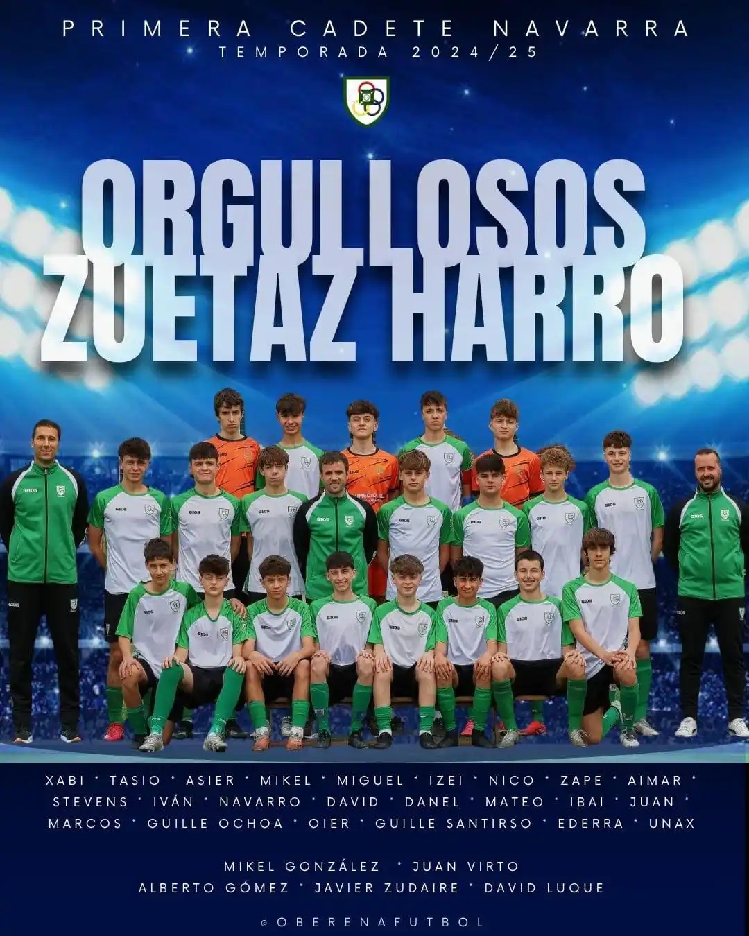 Oberena Fútbol post