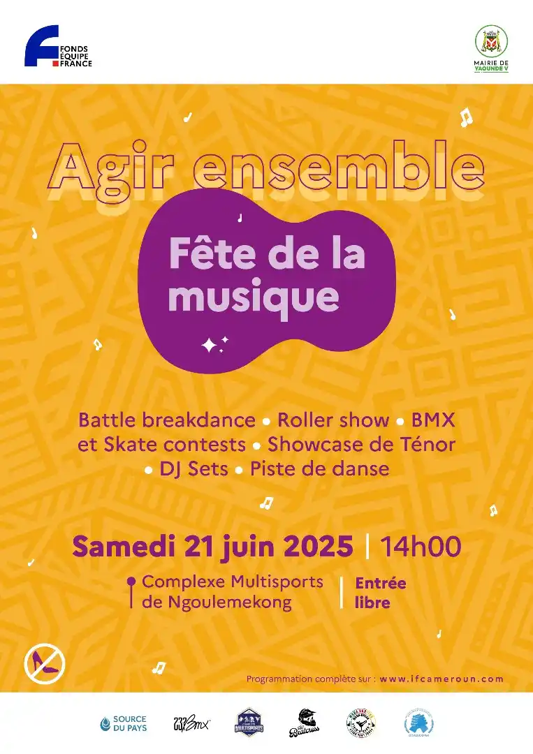 Image from France au Cameroun: 🎉 Ce samedi au Complexe multisport de Ngoulmekong (avec le grand Skat...