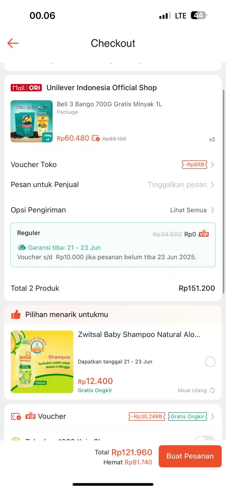 Image from INFO PROMO RACUN SHOPEE CUAN: Cepet cepet kecap bango 3pc free minyak 1L jadi 61RB pake diskon toko ...