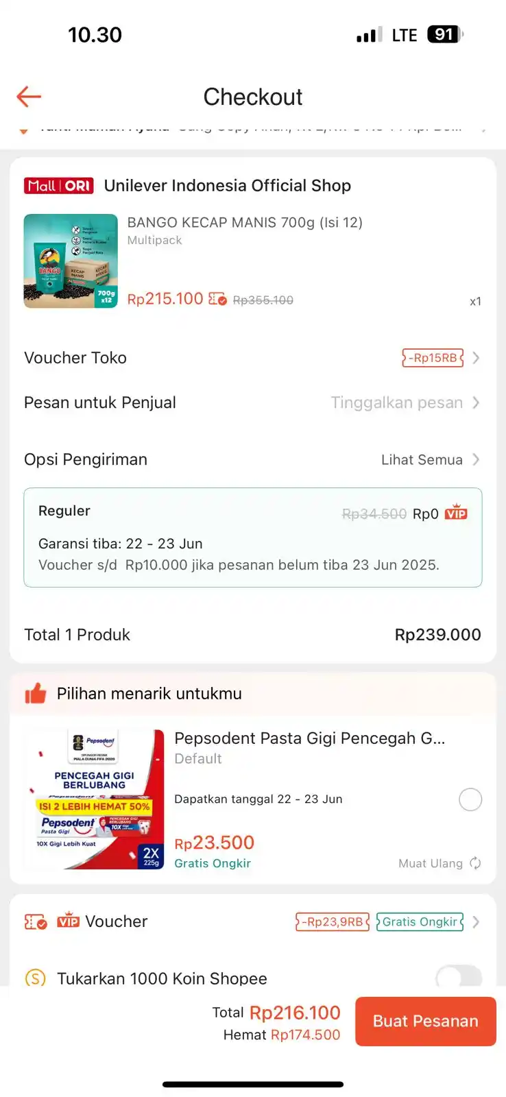 Image from INFO PROMO RACUN SHOPEE CUAN: Cepet cepet kecap bango 700gr 1 karton cuma 216RB https://s.shopee.co....