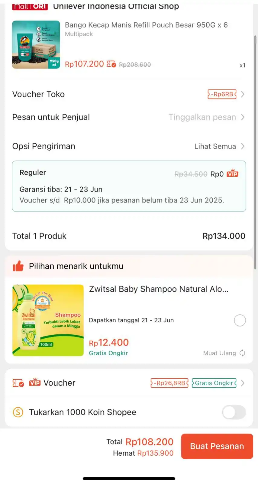 Image from INFO PROMO RACUN SHOPEE CUAN: Cepett kecap bango 950ml cuma 18rb/pc pake diskon toko dan diskon 20% ...