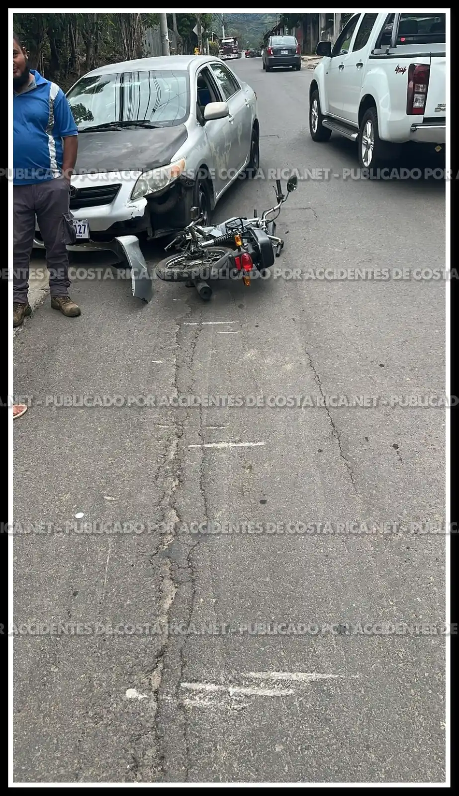 Image from Accidentes de Costa Rica .Net: Colision en Santa Ana, 800 sur del Súper Rio Oro <a class="text-blue-5...