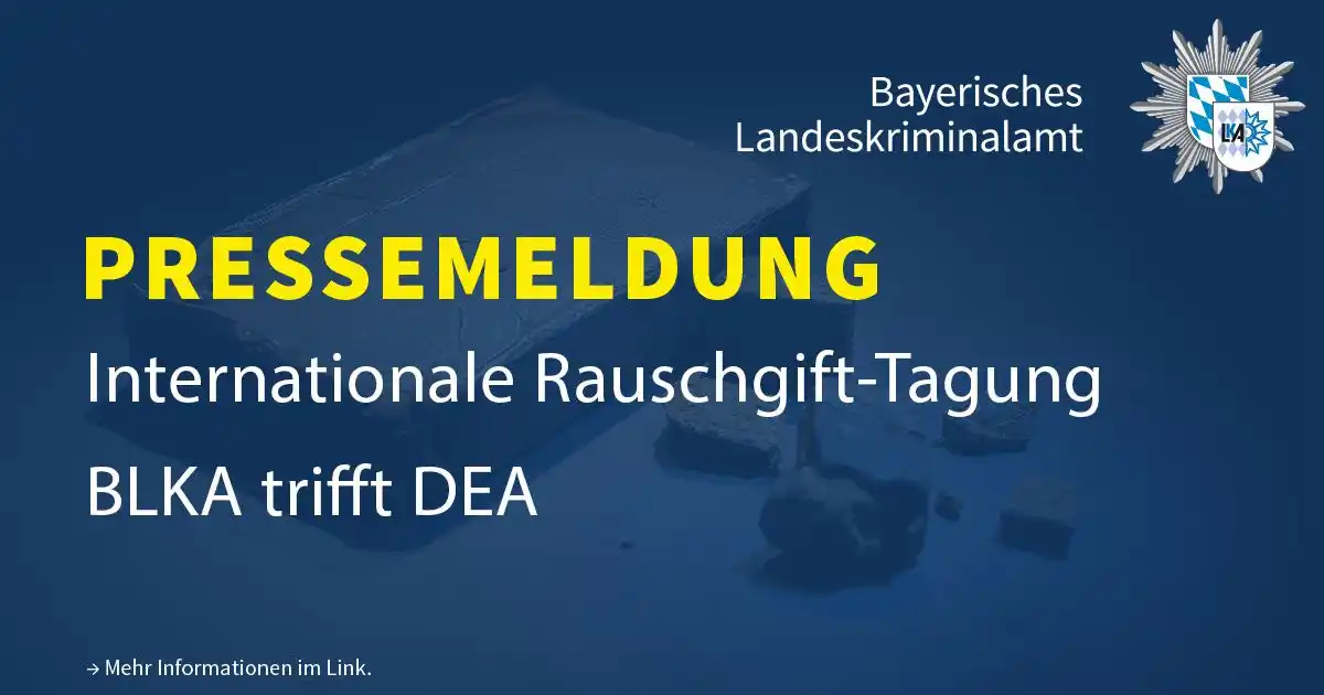 Image from Bayerisches Landeskriminalamt : ☝️ Die Bekämpfung der organisierten Rauschgiftkriminalität stellt nach...