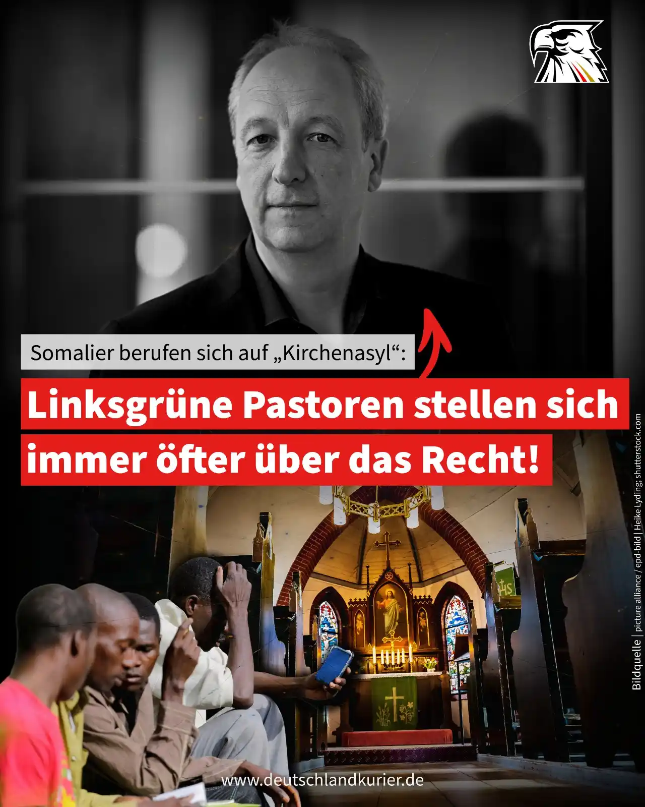 Image from Deutschland-Kurier: Die drei im Mai via Polen illegal eingereisten Somalier haben in einer...