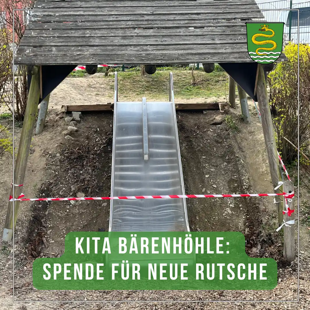 Image from Gemeinde Schlangenbad: 🛝 *Die Kita Bärenhöhle braucht Eure Hilfe!*   Da der Gemeindehaushalt...