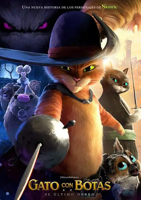 Image from Rolas And Music𓆩❤️🩹𓆪. ,México,frases,,𝗦𝗧𝗜𝗖𝗞𝗘𝗥𝗦,musica,videos,memes,tiktok: ```EL GATO CON BOTAS EL ÚLTIMO DESEO``` *LINK DE LA PELÍCULA 👇🏻😻* ...