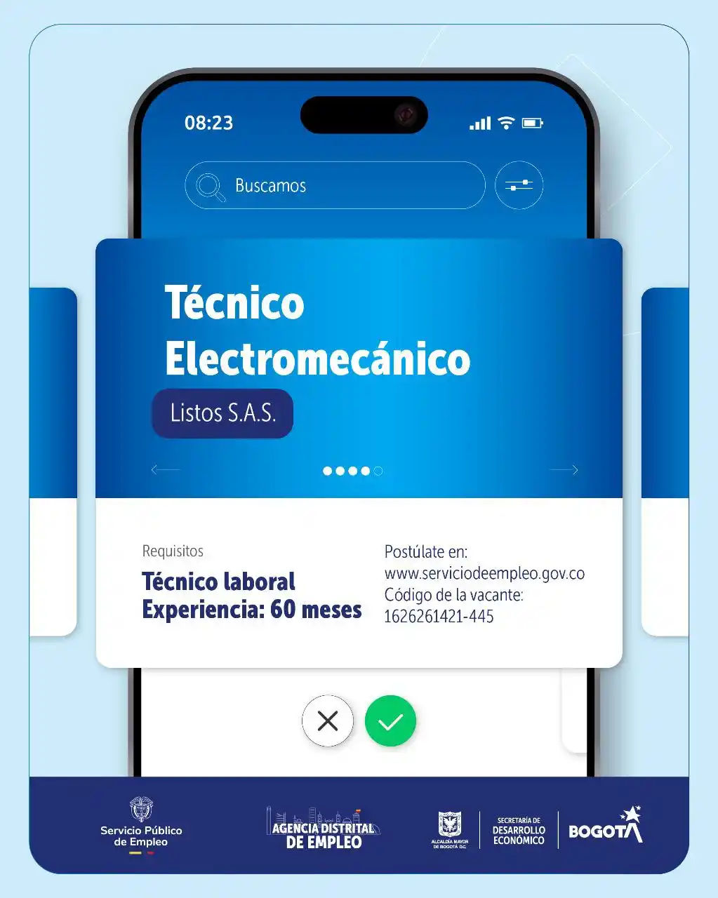 Empleo en Bogotá post