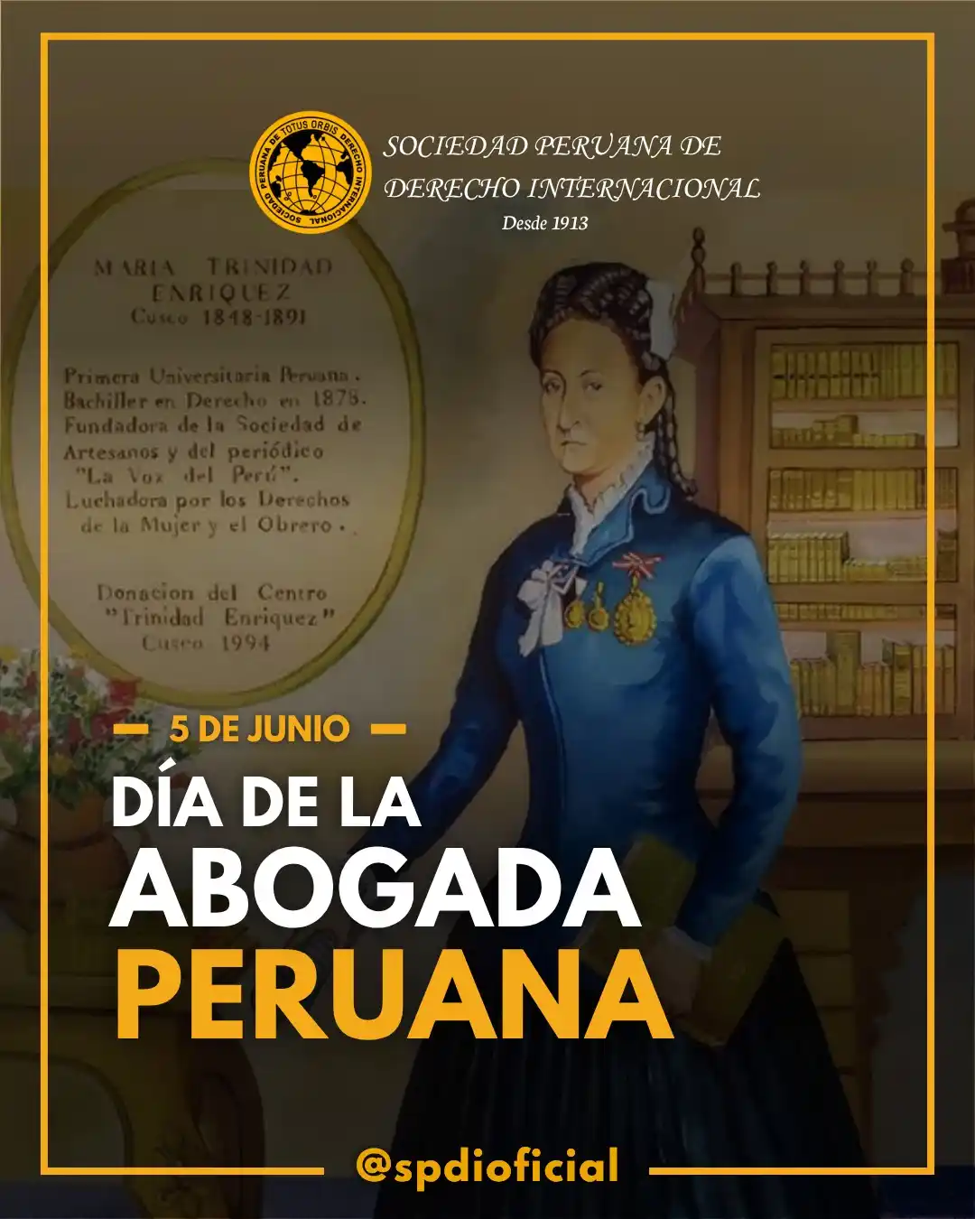 Image from Sociedad Peruana de Derecho Internacional: 🗓️ Este 5 de junio, la Sociedad Peruana de Derecho Internacional conm...