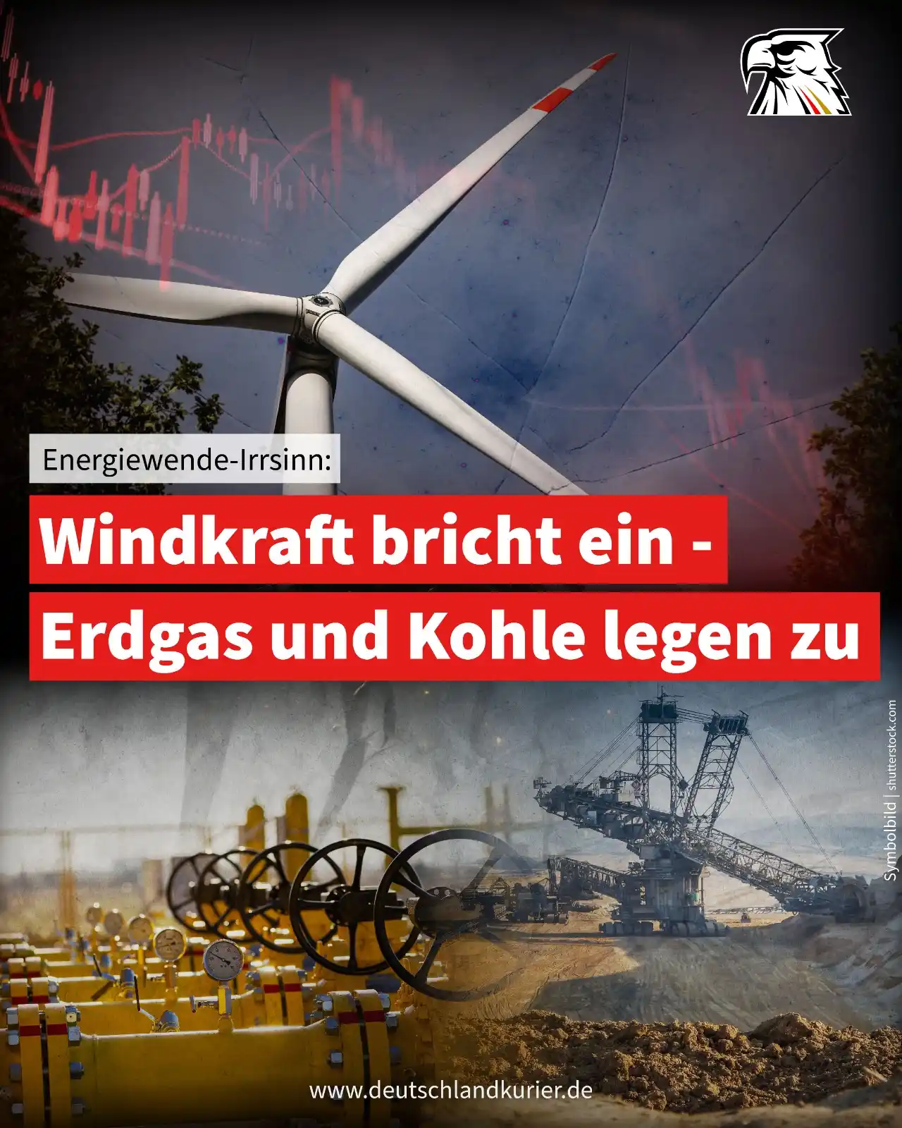 Image from Deutschland-Kurier: Im ersten Quartal 2025 ist die Stromerzeugung aus erneuerbaren Energie...