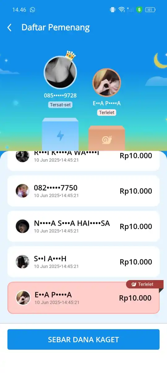 DANA KAGET GRATIS post