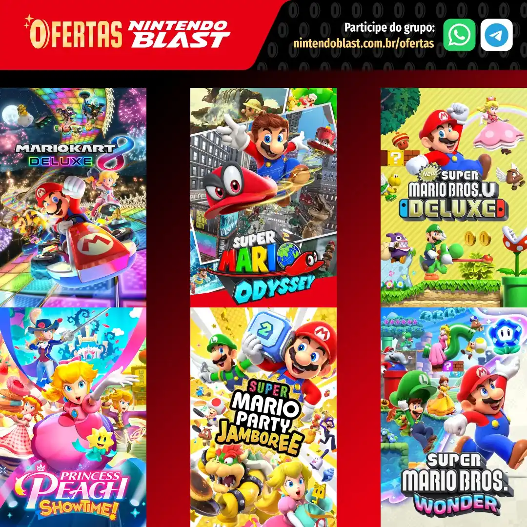 Image from Ofertas Nintendo Blast: 👾 *Jogos para Switch com desconto usando cupom* (via Mercado Livre) *...