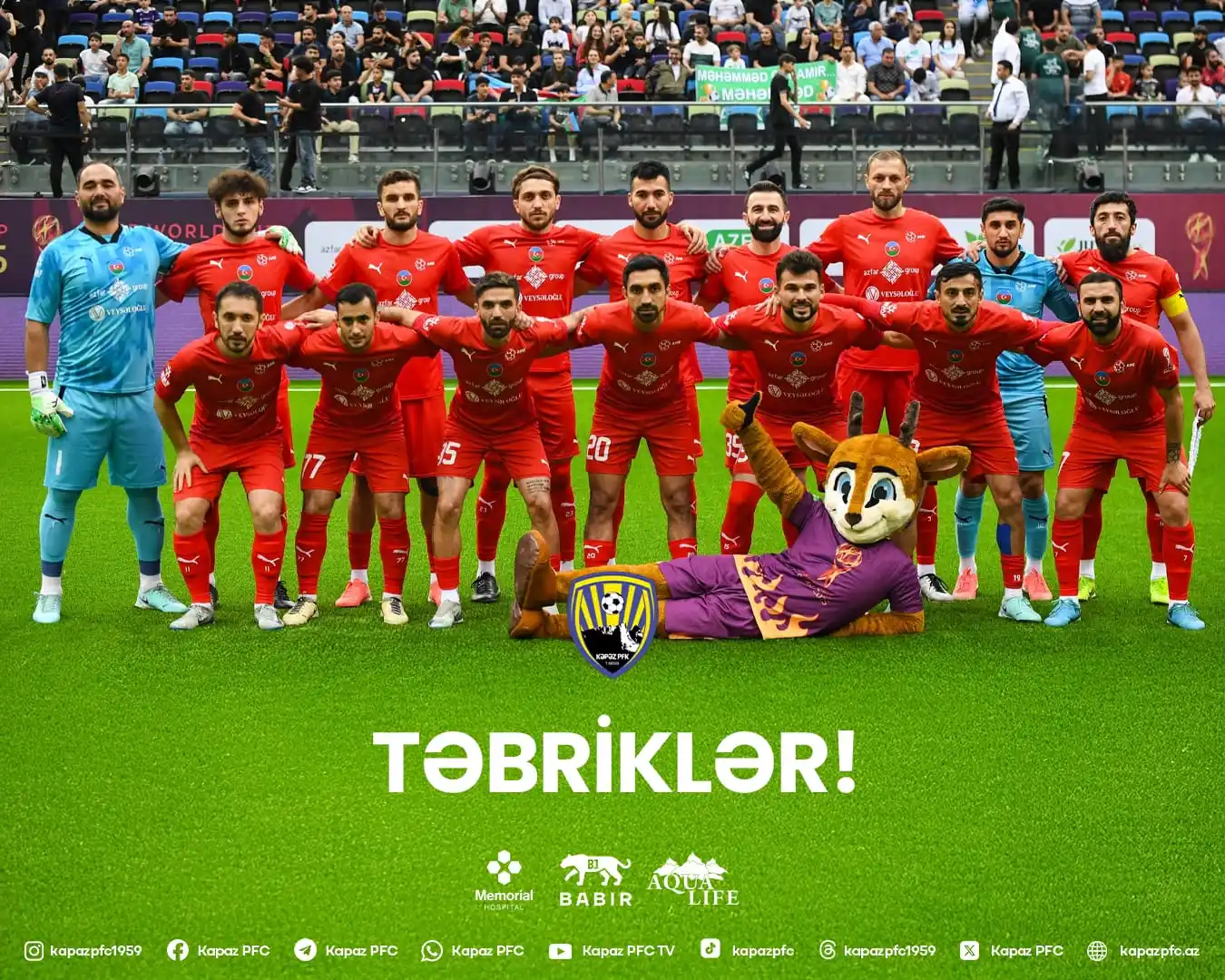 Image from Kapaz PFC: Klubumuz yığma komandamızı minifutbol üzrə dünya çempionu olması münas...
