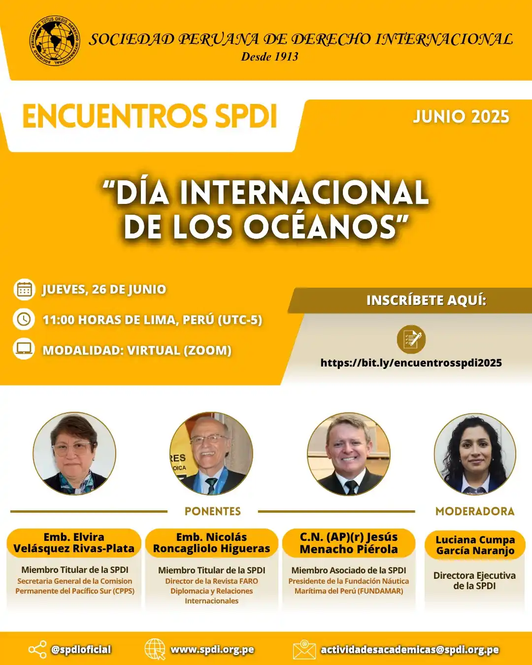 Image from Sociedad Peruana de Derecho Internacional: 📍 La Sociedad Peruana de Derecho Internacional (SPDI) se complace en ...
