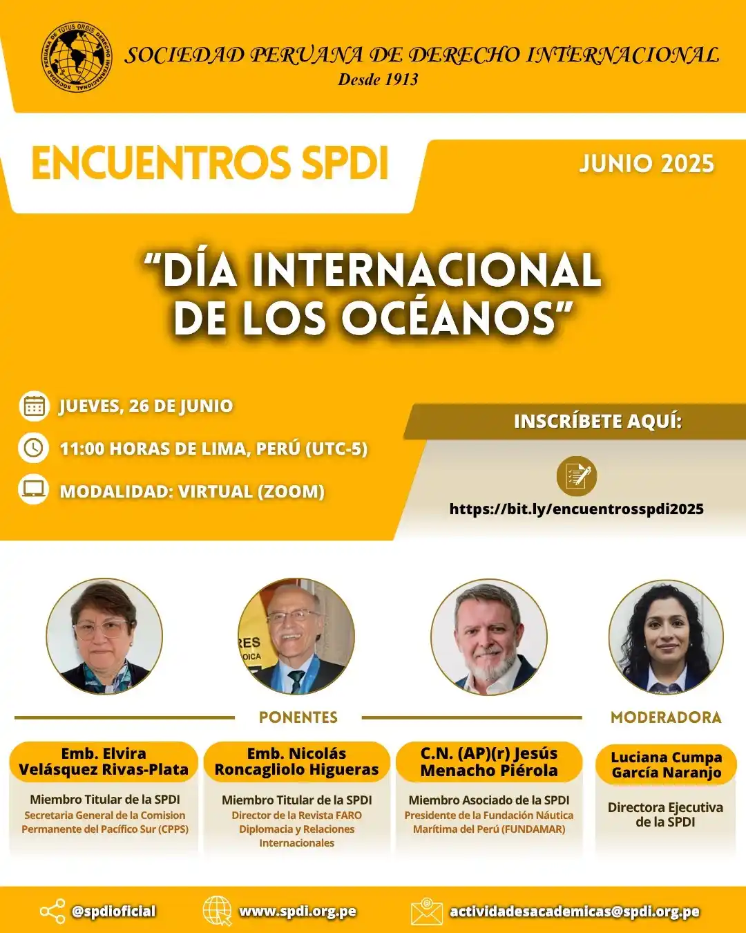 Image from Sociedad Peruana de Derecho Internacional: 📍 La Sociedad Peruana de Derecho Internacional (SPDI) se complace en ...