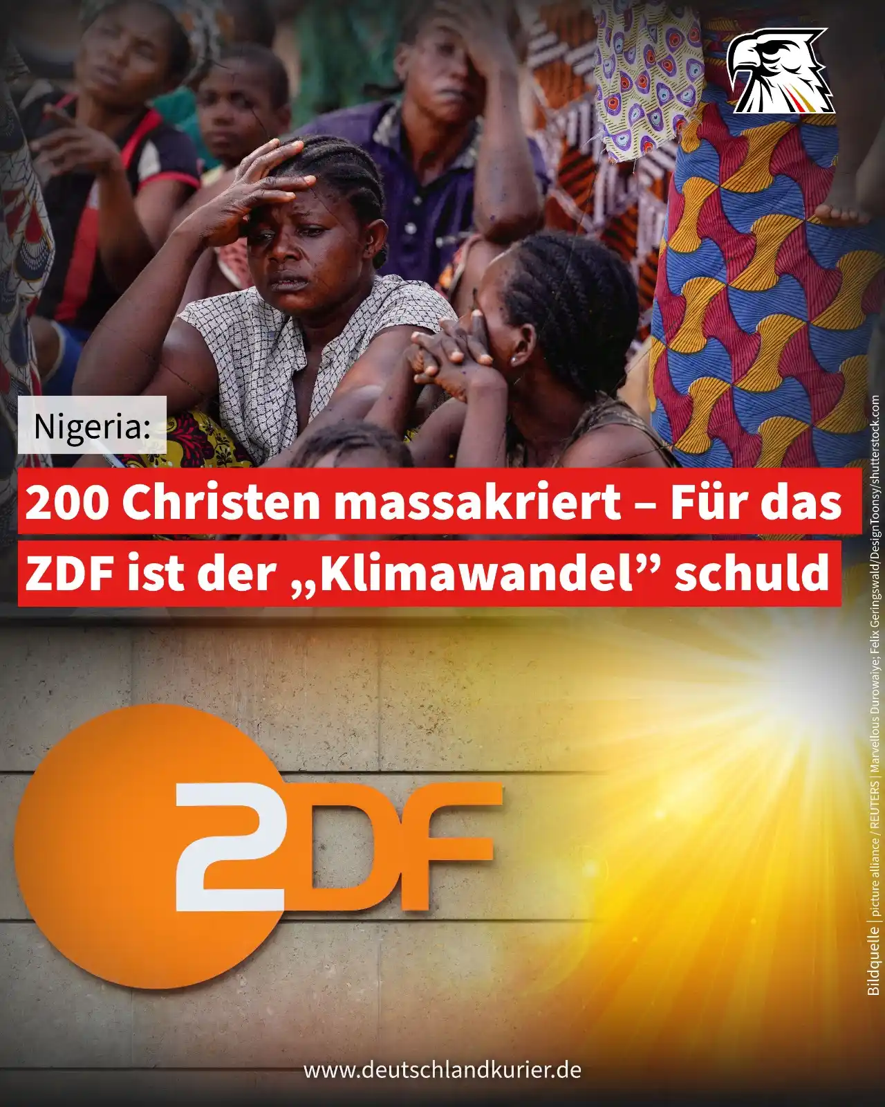 Image from Deutschland-Kurier: Mehr als 200 Christen wurden in Nigeria brutal von islamistischen Mili...