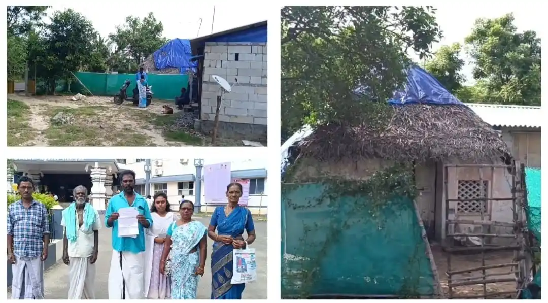 Image from The Great India News: நீதிமன்ற வழக்கு நிலுவையில் இருந்தும் வீட்டை இடிக்க வேண்டும் என அதிகாரி...