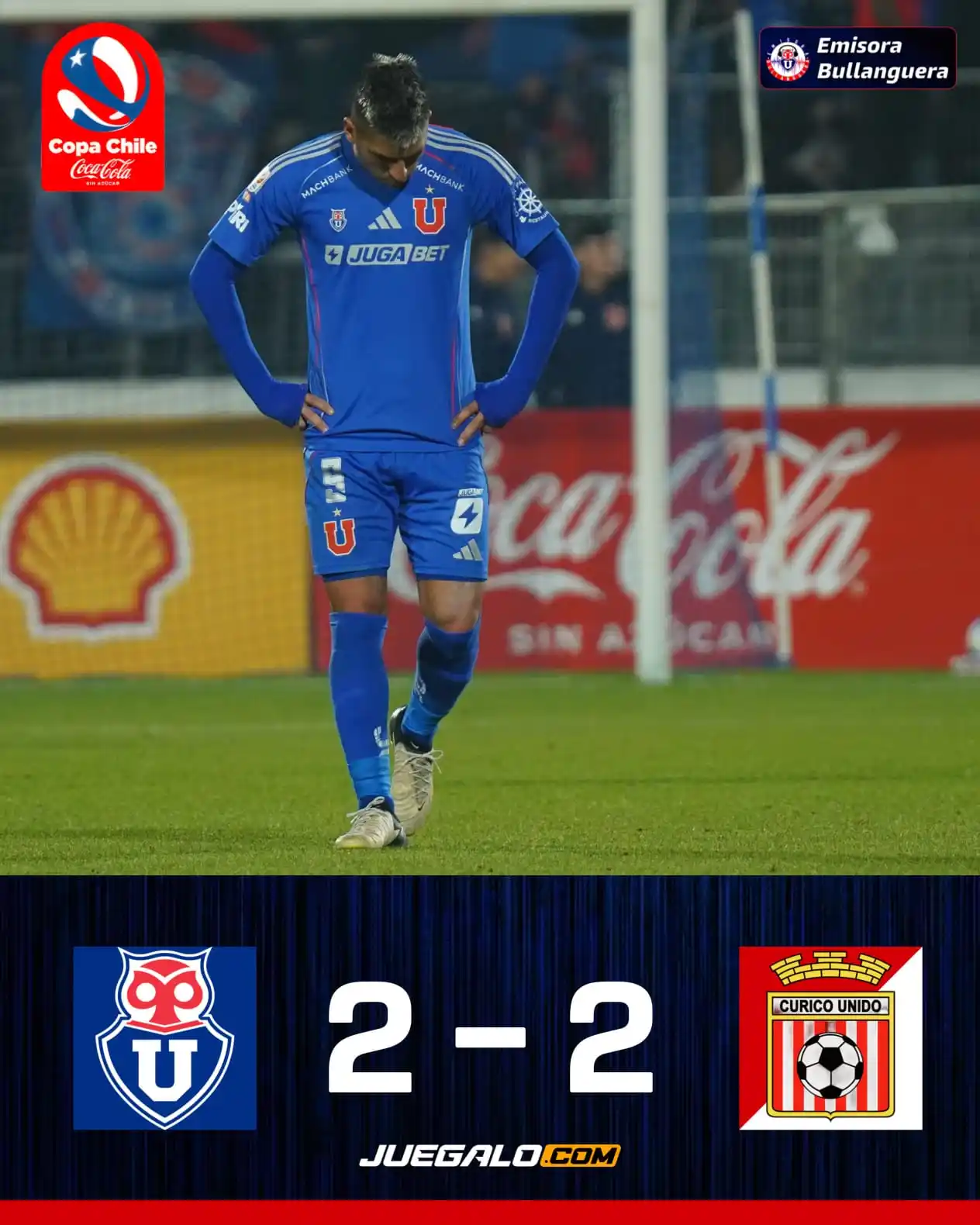 Image from Emisora Bullanguera - U de Chile: 🔵🔴 NO HABRÁ BICAMPEONATO Universidad de Chile no pudo evitar el bo...