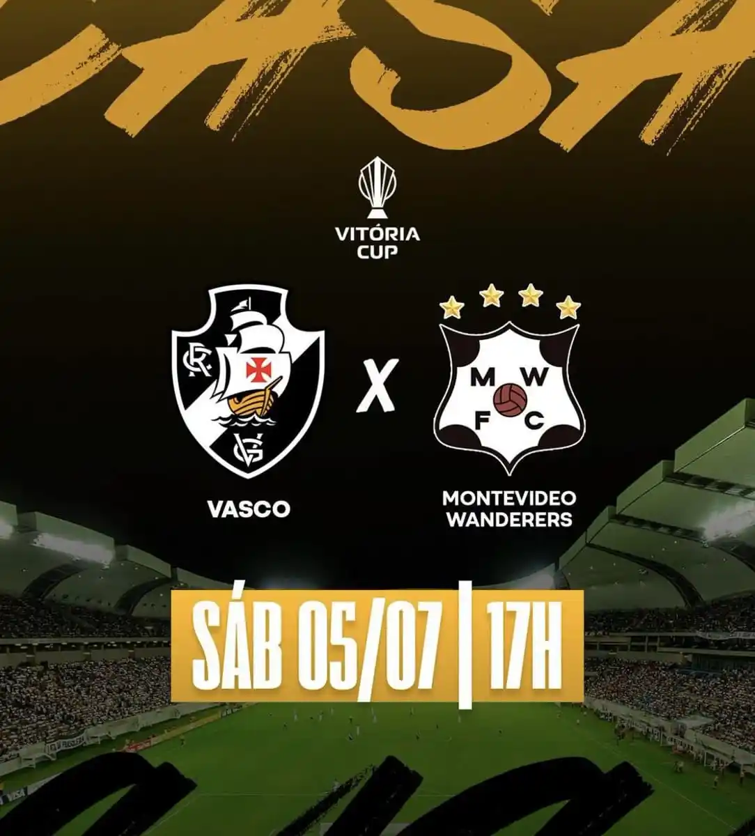 Image from Futebol News 🌎📰: Oficial! Vasco disputará um amistoso com o Montevideo Wanderers, do Ur...