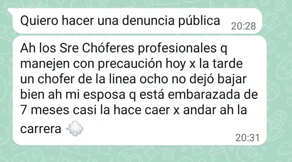 Image from La Primicia De Manta: Otra queja hacia los Chóferes Profesionales 👆🏽...