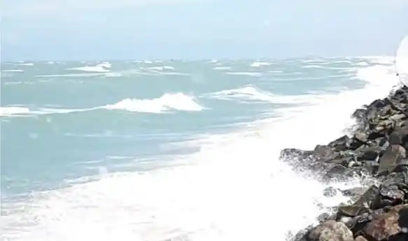 Image from The Great India News: பலத்த சூறாவளி காற்று பாம்பன் மண்டபம் மீனவர்கள் கடலுக்கு செல்ல தடை    h...