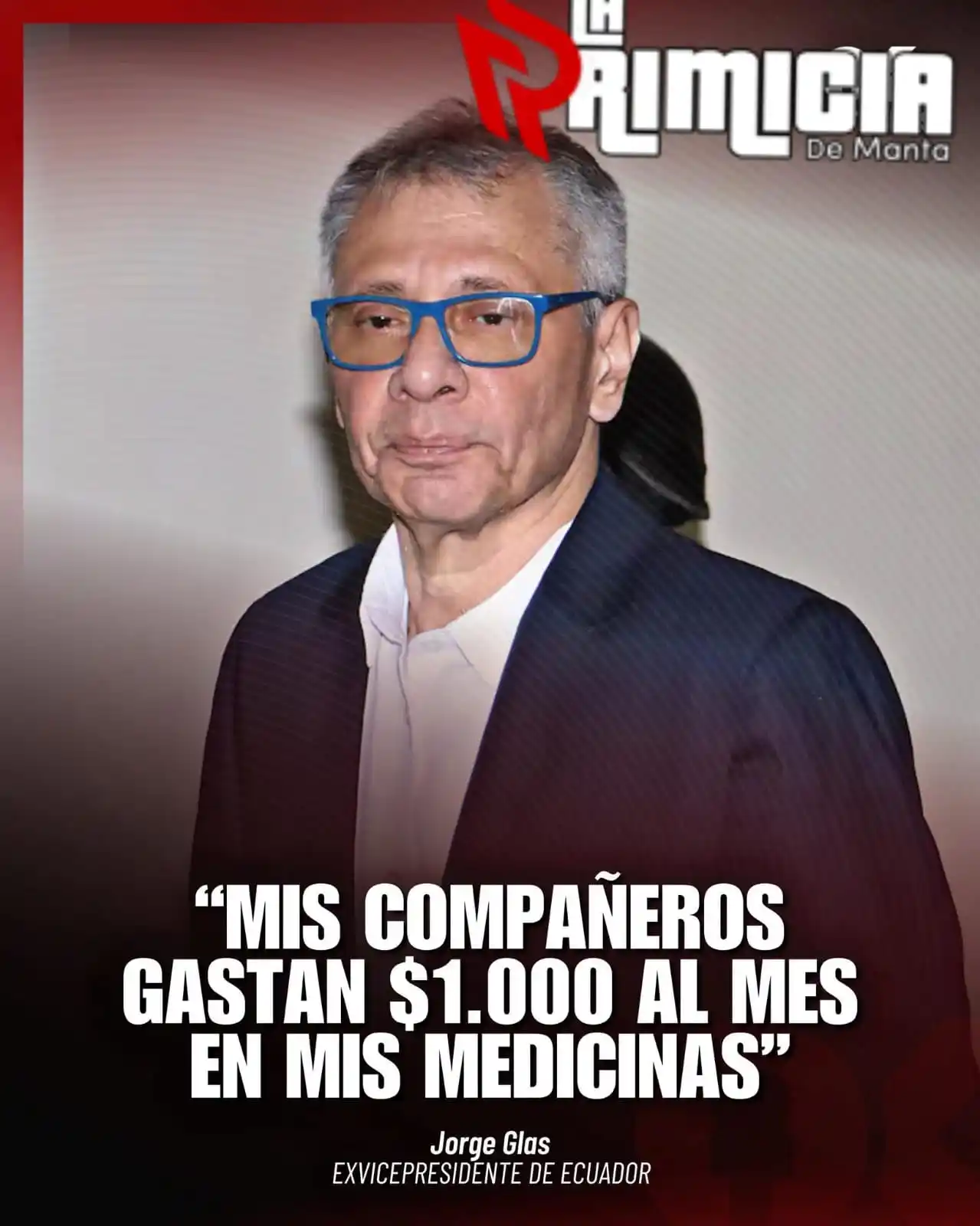 Image from La Primicia De Manta: POBRECITO 😢 *JORGE GLAS DICE QUE VIVE DE COLECTAS QUE HACE RC5*   En ...
