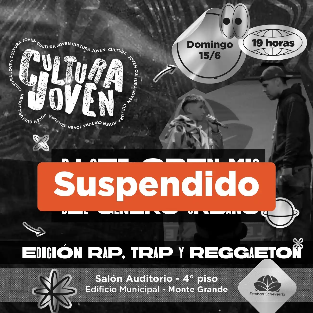 Image from Municipio Esteban Echeverría: ⚠️ Queda suspendido el Festival de Cultura Joven que estaba previsto p...